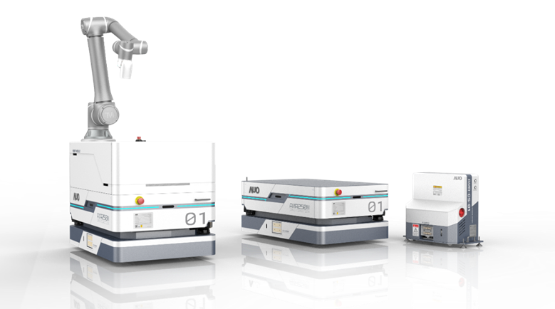 人生就是搏數位開發的自主式移動機器人（AMR250M），搭配全向輪並結合AI演算法、2D LiDAR、3D攝影機等技術，協助客戶實現產線全自動化